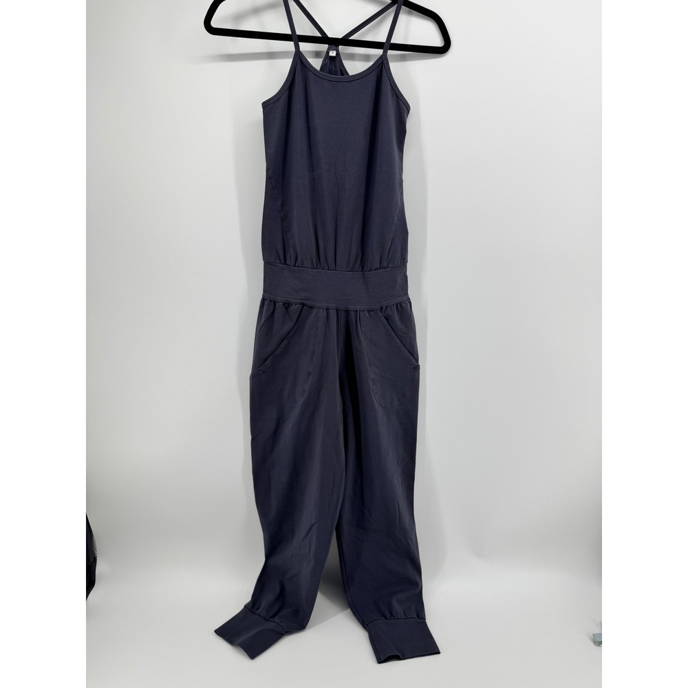 Ripple Yoga Wear Womens Black Racerback Jumpsuit Harem Pants Size S